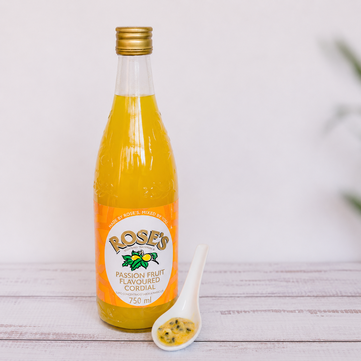 Rose's Passion Fruit Cordial